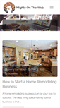 Mobile Screenshot of mightyontheweb.com